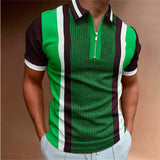 Polo Shirts Men's Summer Polo Shirt Short-Sleeved T-shirt Casual