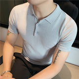Men Polo Shirts Lapel T-shirt