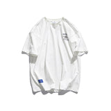 Varsity Jacket for Men Baseball Jackets Short-Sleeved T-shirt Casual Cartoon Baseball Print Loose Sports