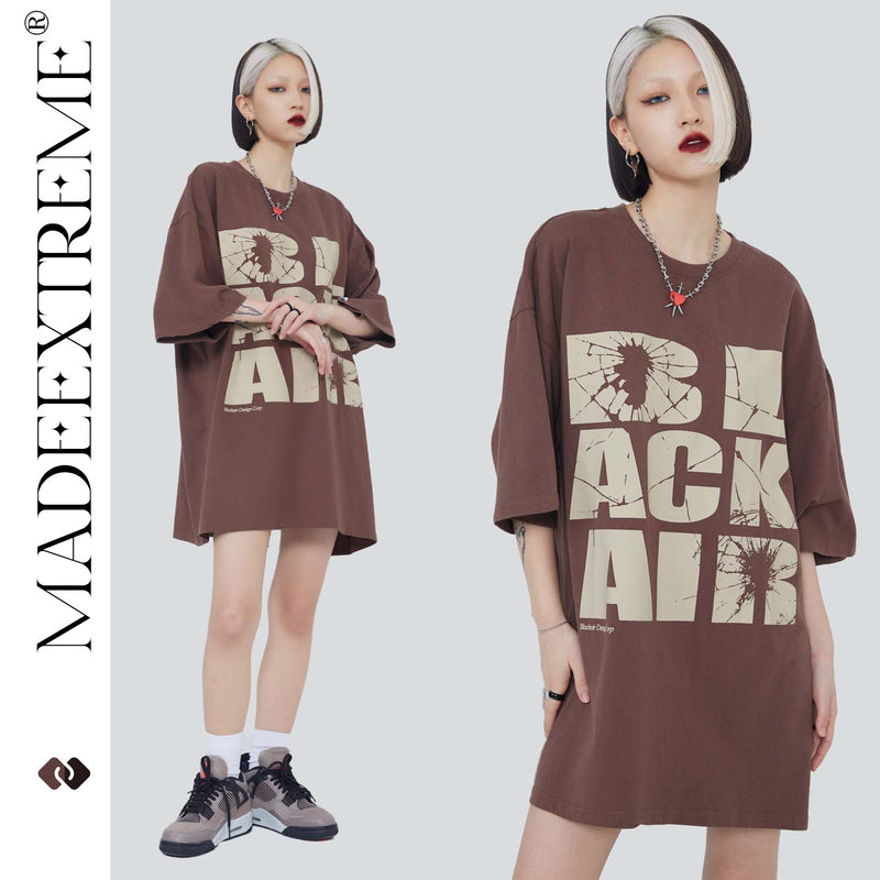 Blackair T Shirt Blackair Summer Short Sleeve Men's Loose round Neck T-shirt