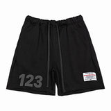 Rrr123 Shorts Three-Dimensional Printing Heavy Shorts Loose