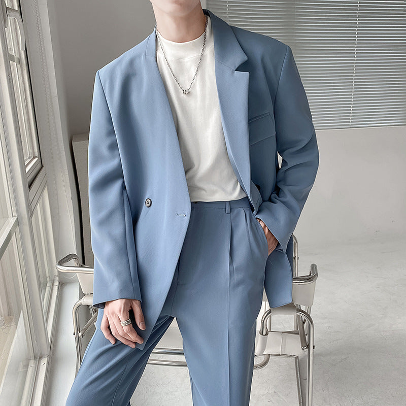 Seersucker Suit Men's Suit Casual Suit Top