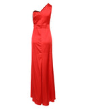 Mariah Carey Dress Elegant Red High Evening Dress