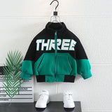 Toddler Boys Jackets Boy's Autumn Coat Baseball Uniform