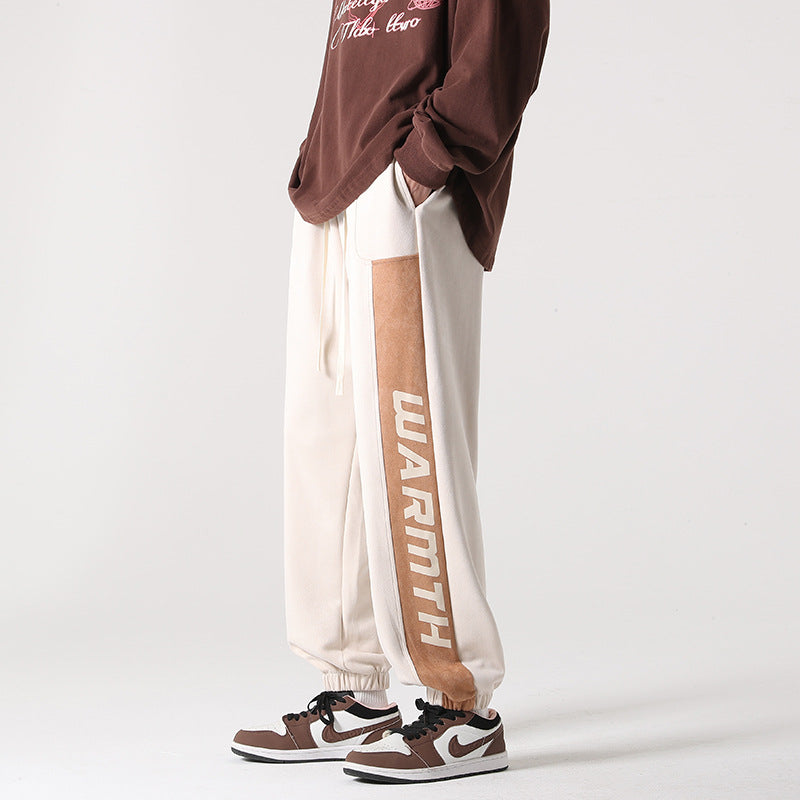 Men Sweatpants Spring and Autumn Casual Pants Men's Loose Track Pants Men's Clothing