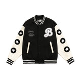 Letterman Jacket Outfit Senior Jackets Varsity Baseball Coat Hamburger Stitching Baseball Uniform Men