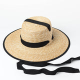 Straw Hat Vintage Sunshade Woven Beach Hat