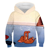 Tom and Jerry Hoodie Autumn Winter Sweater Anime Print Hoodie