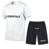 Fear Of God Fog Essentials Fashion Brand Casual Short-Sleeved Shorts Suit Chest