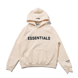 Fog Tops High Street Fashion Brand Double Line Chest Letter High Street Hooded Hoodie Fear Of God