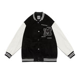 Letterman Jacket Outfit Senior Jackets Varsity Baseball Coat Vintage Loose Embroidered Jacket