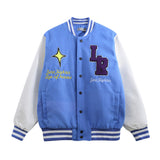 Letterman Jacket Outfit Senior Jackets Varsity Baseball Coat Character Embroidered Baseball Uniform Men's Trend Baggy Coat