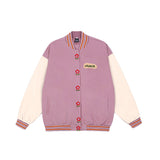 Letterman Jacket Outfit Senior Jackets Varsity Baseball Coat Letter Embroidery Contrast Color Baseball Uniform Men's Jacket Trend