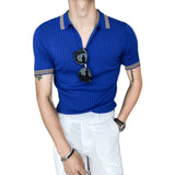 Men Polo Shirts Lapel T-shirt