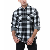 Mens Flannel Jacket Men's Shirt Flannel Brushed Thermal Shirt Shirt