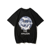 Men's T-shirt Summer Short Sleeve Men's T-shirt Loose Casual Student Half Sleeve Cool Top Tee