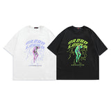 2022 Summer Man Outfits Printed Short Sleeve