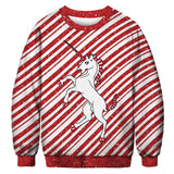 Black Christmas Sweater Winter Christmas 3D Printing Casual Loose Sweatshirt