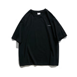 Men's T-shirt Printed Short-Sleeved T-shirt with Letters on the Back Men's Fashionable Loose Summer Top Tee