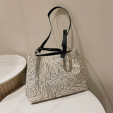 The Teacher Tote Women's Bag Large Capacity Totes Fashion All-Match Canvas Bag Simple