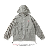 Men Sun Protection Dressing Loose Hooded Outdoor Sun-Proof Clothes Men's Summer