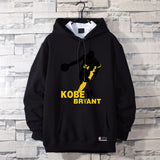 In Memory of Kobe Hoodie Commemorative Kobe No. 24 Hooded Sweater Sports Winter Fleece-Lined