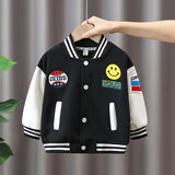 Toddler Boys Jackets Boys' Coat Spring and Autumn Children's Baseball Uniform