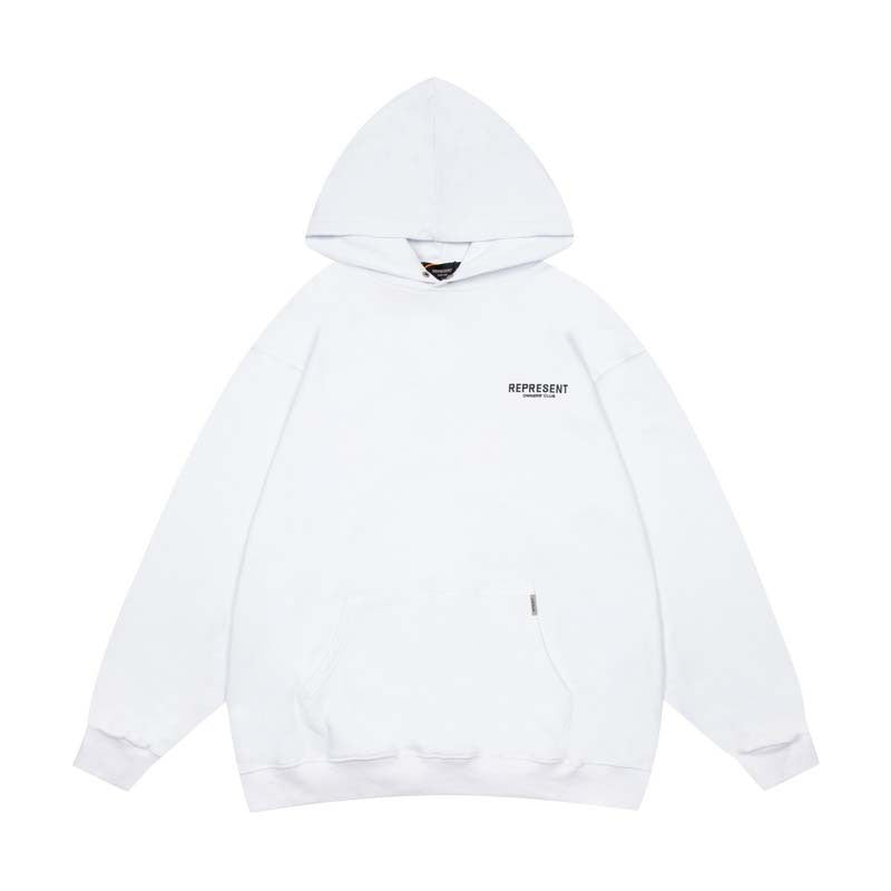 Present Hoodie Logo Printed Simple Casual Hoodie for Men and Women