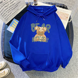 Slogan Graphic Hoodie Loose-Fitting Coat Top