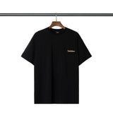 We11done T Shirt Embroidered Letters in Stock Loose Men's and Women's Short Sleeve Cotton