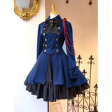 Vintage Empire Waist Dress Vintage Bow Long Sleeve Dress