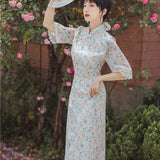 Women cottagecore Dress Vintage Printed Girl Dress Summer