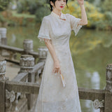 Women Cottagecore Dress Retro Elegant Dress Young