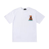 We11done T Shirt Teddy Bear Printed Loose Men's and Women's round Neck Short Sleeve Cotton