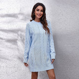 Sweater Dress Outfit With Tights 2 Piece Set Stand-Alone Hot Skirt Women's Knitted Dress Loose Women's Clothing