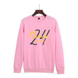 In Memory of Kobe Hoodie Kobe Memorial Clothing Casual Loose Men's and Women's Fleece round Neck Sweater