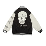 Letterman Jacket Outfit Senior Jackets Varsity Baseball Coat Men's Casual Baseball Uniform