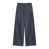 Men Suit Pants Men's Summer Solid Color Casual Suit Pants Men