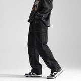Men Cargo Pants Workwear Pants Men's Spring and Autumn Loose Trousers