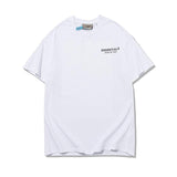 Fog T Shirt Summer Double Line Printed Short Sleeve Tshirt Male and Female Large Size Generation Hair Fear Of God