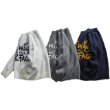 Man Fall Winter Outfis Autumn and Winter Men's and Women's Ins Casual Lazy Knitwear