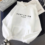 Slogan Graphic Hoodie