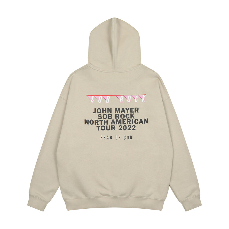 Fog Sob Rock Hoodie Hooded Fleece Men's Women's Pullover
