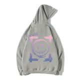 Smiley Face Hoodie Hooded Sweater Men's Trendy plus Size Coat
