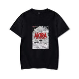 Akira T Shirt Vintage Day Man Print I Short Sleeve T-shirt Men and Women