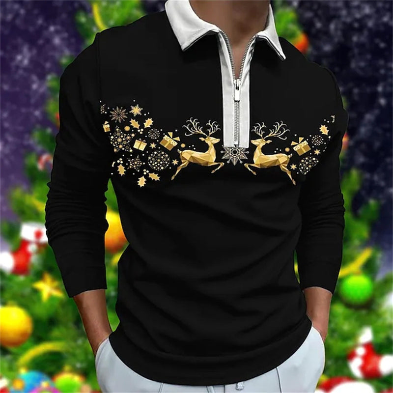Polo Shirts Long Sleeve Polo Shirt Autumn Men's Casual