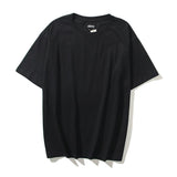 Kanye T Shirt Reflective Letter Short Sleeve T-shirt Hip Hop Loose Oversize Half T-shirt