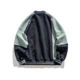 Letterman Jacket Outfit Senior Jackets Varsity Baseball Coat Baseball Uniform Jacket Loose-Fit Letter Jacket