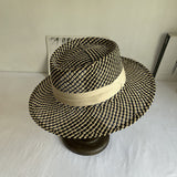 Straw Hat Summer Retro Flat Top Hat
