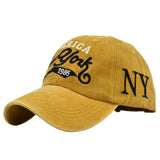 Yankee Baseball CAPR Stereo Embroidered Peaked Cap Retro Spring and Summer